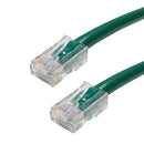 No Boot Custom RJ45 CAT5E 350MHz Assembled Patch Cable - Green