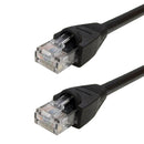 Regular Boot Custom RJ45 CAT5E 350MHz Assembled Patch Cable - Black