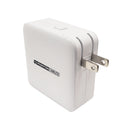 USB Travel Charger - 65W - USB Type-C (20W) - USB Type-C (60W) - GaN - White