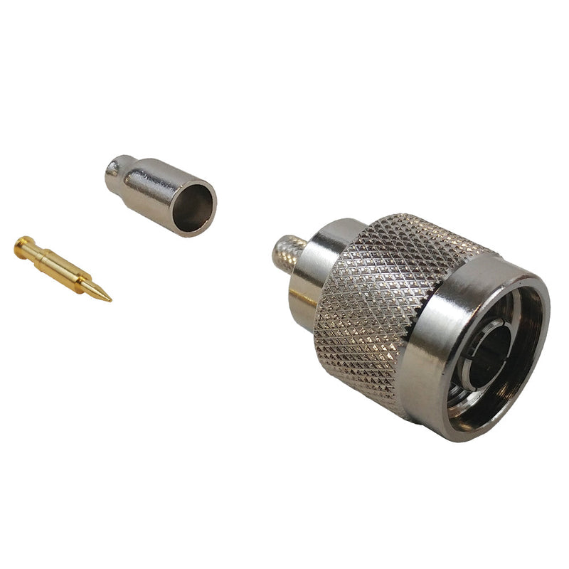 N-Type Male Crimp Connector for RG174 LMR-100 50 Ohm