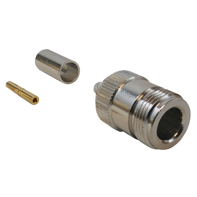 N-Type Female Crimp Connector for LMR-240 50 Ohm