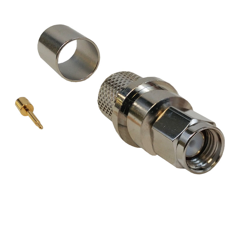 SMA Male Crimp Connector for RG8 LMR-400 50 Ohm