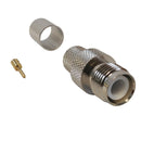 TNC Reverse Polarity Female Crimp Connector for RG8 (LMR-400) 50 Ohm