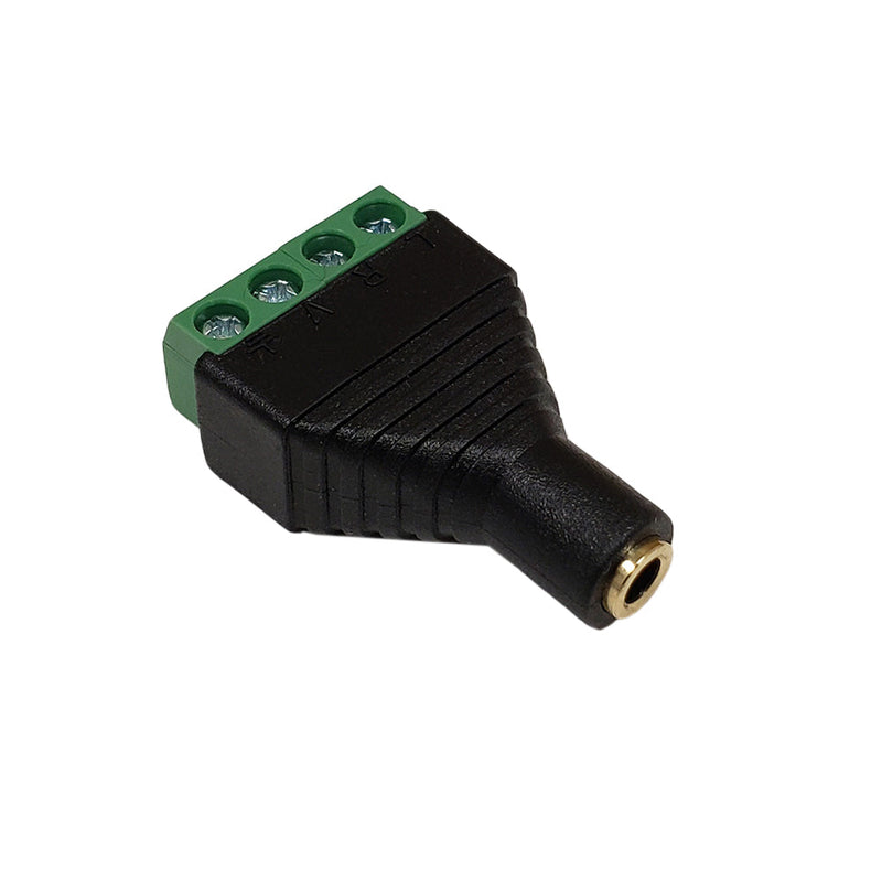 3.5mm 4C Stereo Female Screw Down Connector