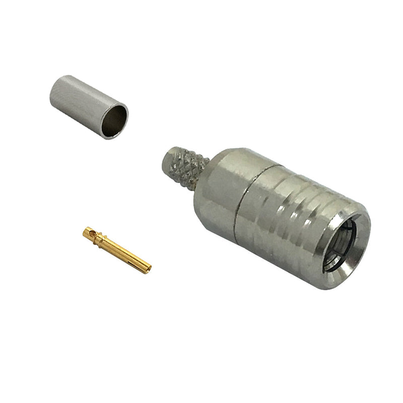 SMB Male Crimp Connector for RG174 LMR-100 50 Ohm