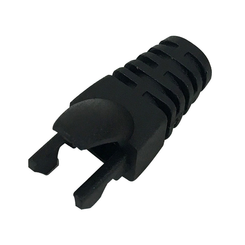 RJ45 Molded Style Cat6 Shielded and CAT6a Boots - 7.3mm ID