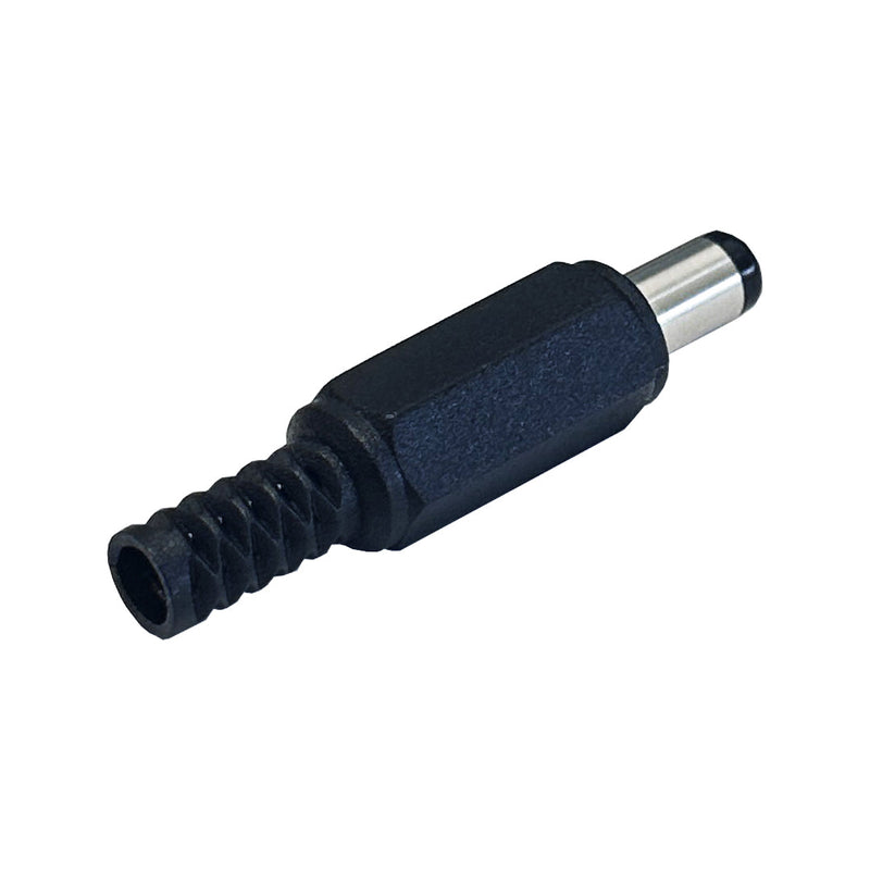 DC Power Connector Male 2.1mm x 5.5mm Plastic Shell