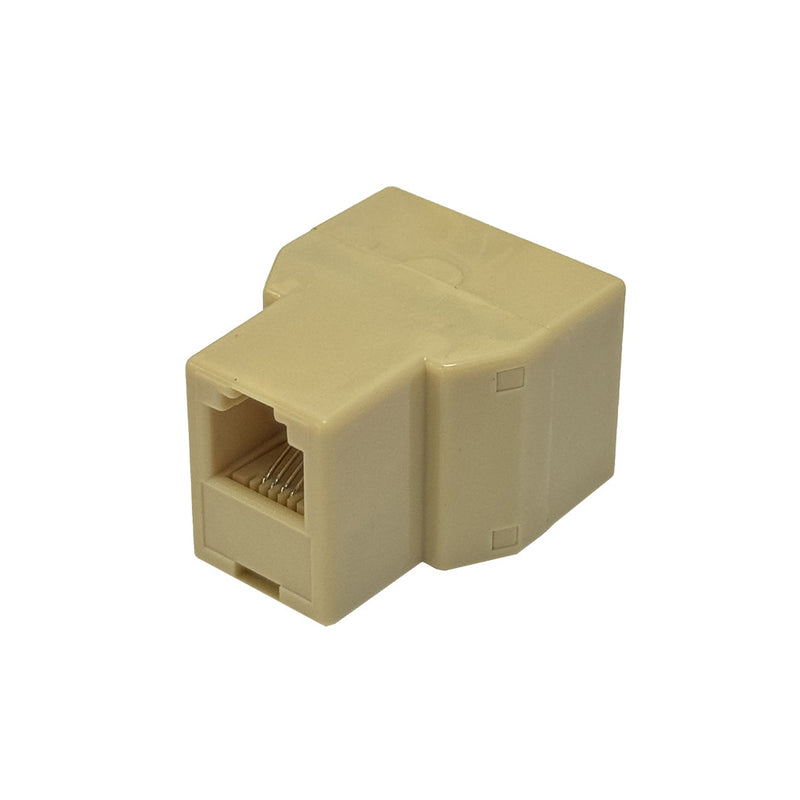 RJ11 Tee Adapter (3x RJ11 Female) - IVORY