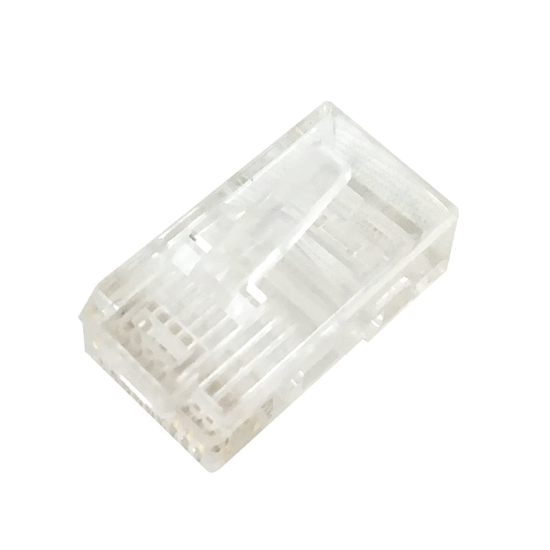 RJ45 10-Position Plug for Flat Cable 10P 10C - Pack of 50