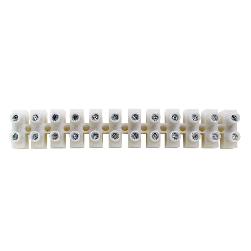 Insulated Terminal Block 12 circuit 22AWG to 12AWG Solid/Stranded & 10AWG Solid - 30A
