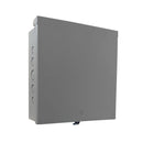 Enclosure Box 12" x 12" x 4", Indoor/Outdoor Non-Metallic, NEMA 3R Rated - Grey
