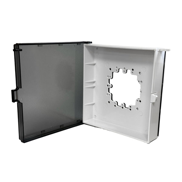 Keypad Indoor/outdoor enclosure 7.5” x 7.5” x 1.5”- Clear Cover