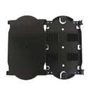 Fiber Optic Splice Trays (Holds 12x 900um Fibers) - Black