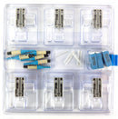 AFL FUSEConnect SC/UPC SM Connector - 900um Blue (6 pack)