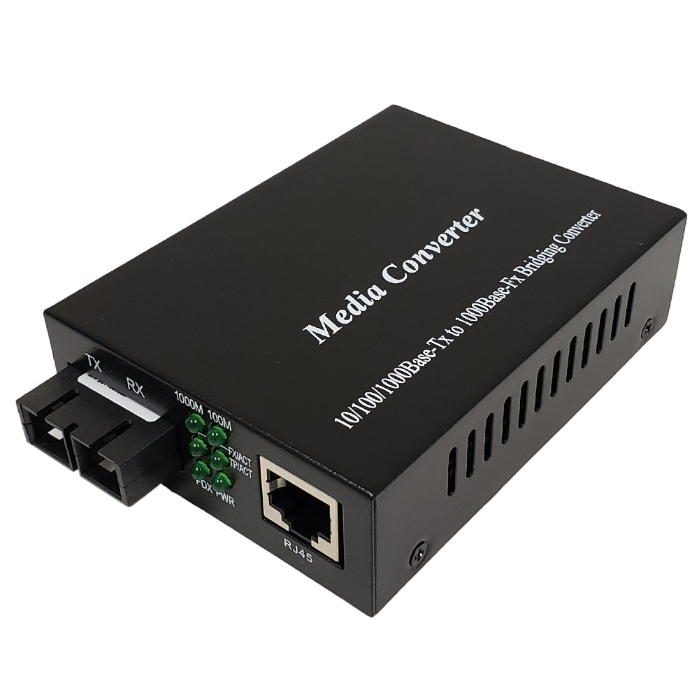 10/100/1000 Singlemode media converter 40km SC (1310nm)