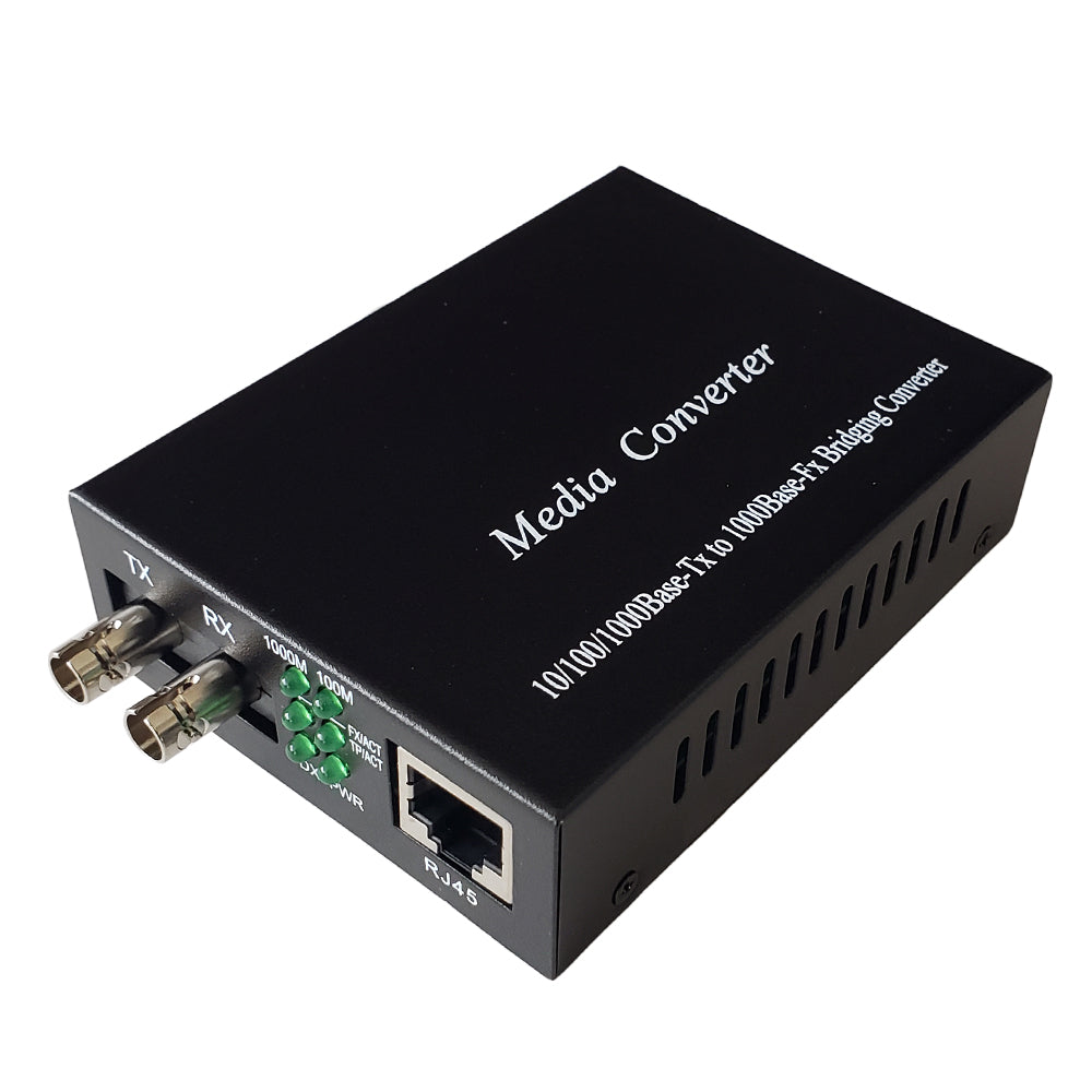 10/100/1000 Singlemode Media Converter 40km ST (1310nm)