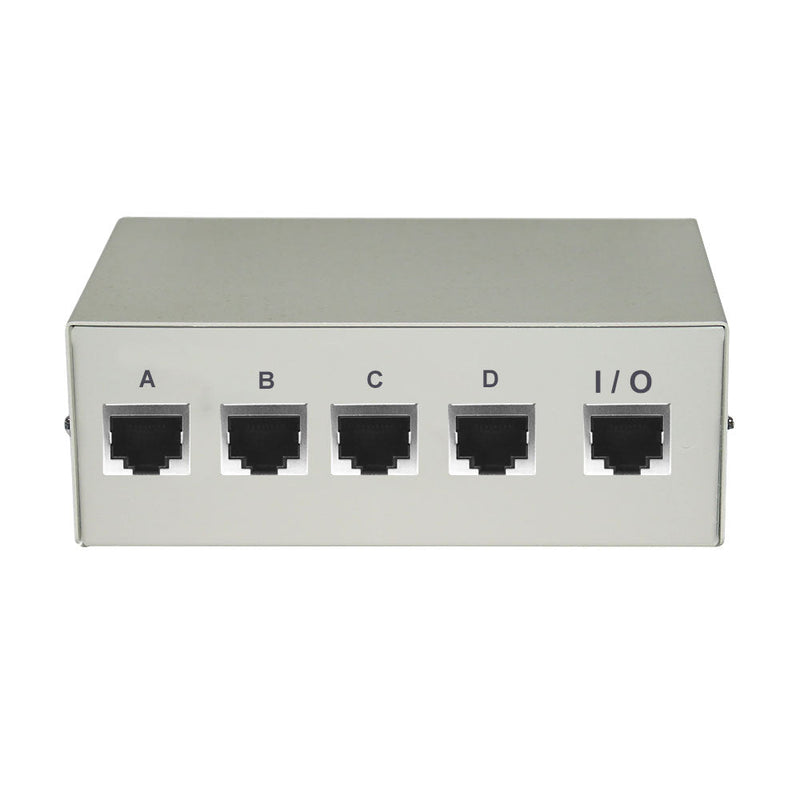 4x1 ABCD RJ45 Manual Switch Box