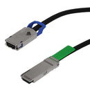 QSFP+ (SFF-8436) to CX4 (SFF-8470) Cable - Ejector Style