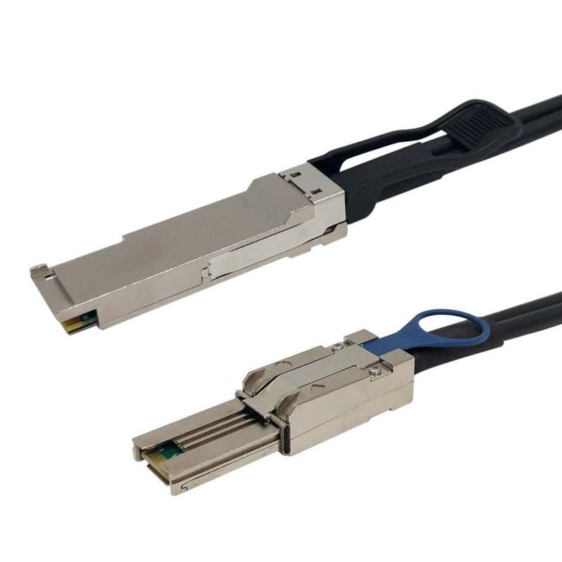 QSFP+ (SFF-8436) to External Mini-SAS (SFF-8088) Cable - Cisco Compatible