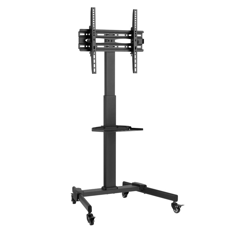 TV Cart with Shelf Tilt, Adjustable Height - Fits Sizes 32-55 inches, Maximum VESA 400x400