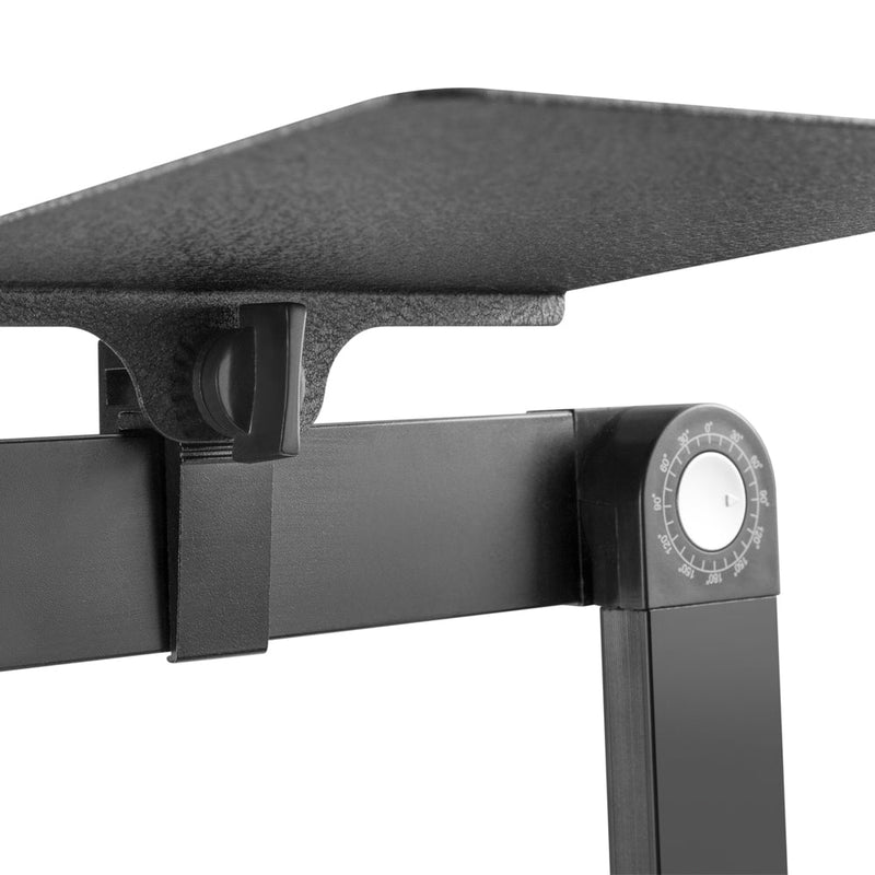 Laptop Stand with Mouse Pad - Height Adjustable - Black