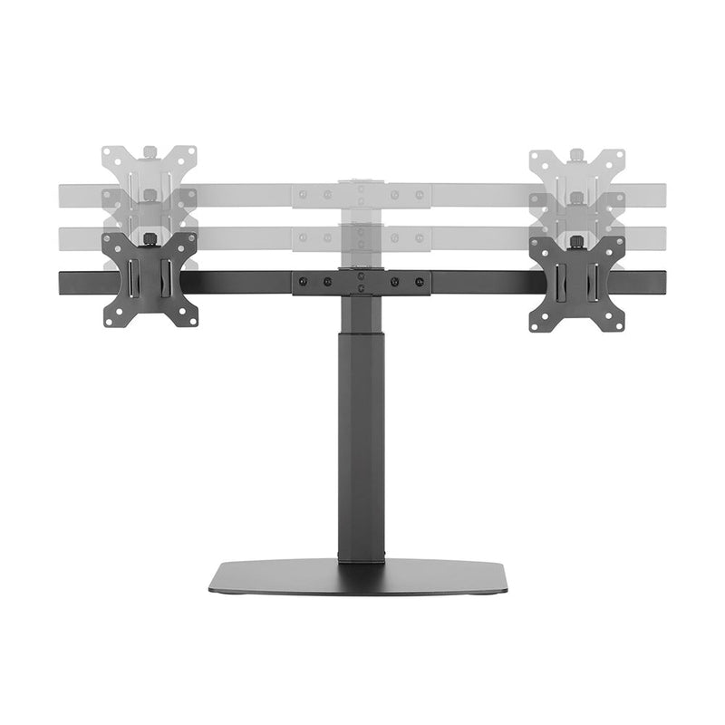 Desktop Monitor Stand, Full Motion, Dual Screen, VESA 100x100 (17-32 inch)