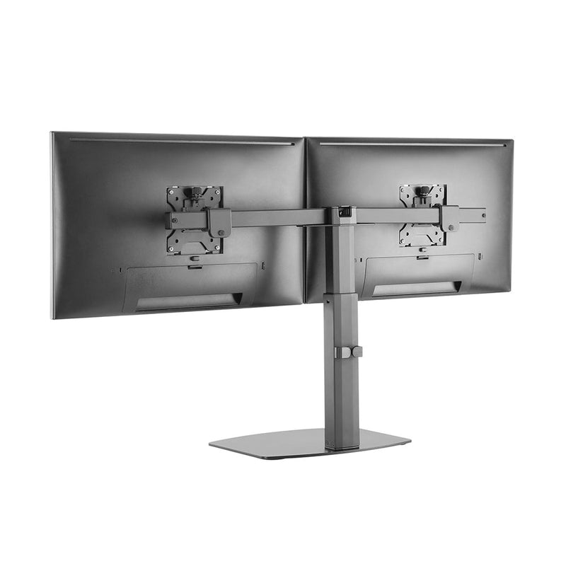 Desktop Monitor Stand, Full Motion, Dual Screen, VESA 100x100 (17-32 inch)
