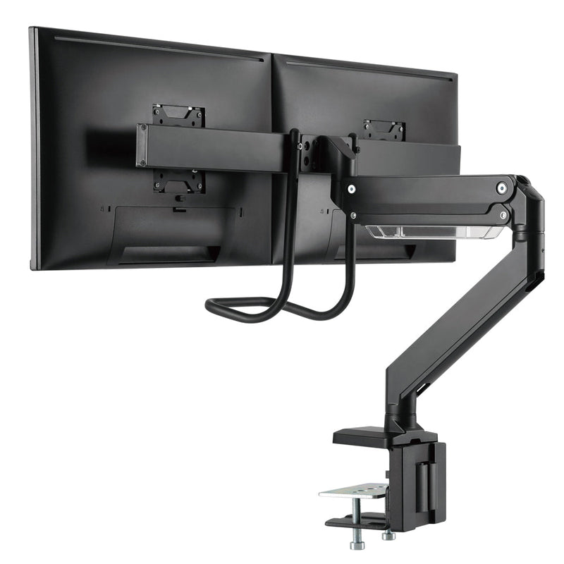 Dual Screen Desktop Display Mount - Full Motion - Fits Monitors 17 to 32 inch