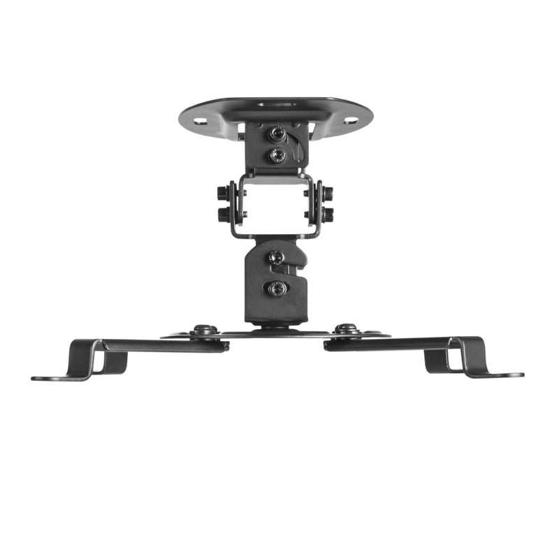 Adjustable Tilt & Rotate 4-Arm Projector Ceiling Mount Bracket (150mm) - Black