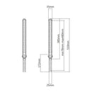 Sound Bar Bracket - Fits 23-65 Inch TV - VESA Compatible - Black (Pair)