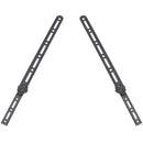 Sound Bar Bracket - Fits 23-65 Inch TV - VESA Compatible - Black (Pair)