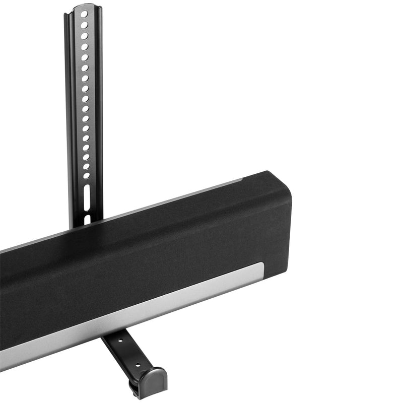 Sound Bar Holder for Below or Above TV - Black (Pair)