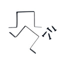 12 Outlet Metal Power Strip - 48'' Length - Straight Plug with 6ft Cord - Black