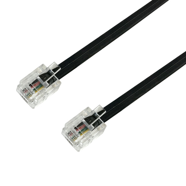 RJ11 Modular Telephone Cable Cross-Wired 6P4C