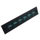 Loaded Adapter Panel with 6x Simplex SC/PC Multimode 10G (Non-LGX) - Black