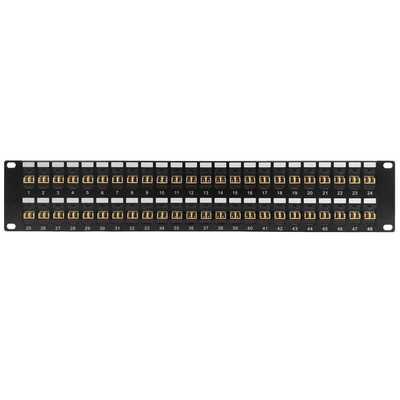 48 Port LC/LC Multimode 62.5u Duplex Patch Panel - 19" Rackmount 2U