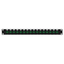 16 Port LC/LC APC Singlemode 9u Duplex Patch Panel - 19" Rackmount 1U