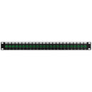 24 Port LC/LC APC Singlemode 9u Duplex Patch Panel - 19" Rackmount 1U