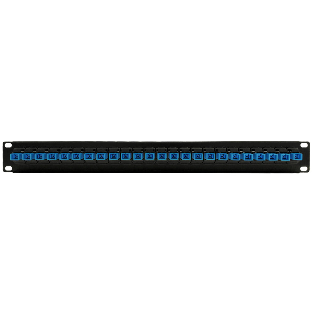 24 Port SC/SC Singlemode 9u Simplex Patch Panel - 19" Rackmount 1U
