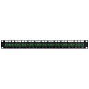 24 Port SC/SC APC Singlemode 9u Simplex Patch Panel - 19" Rackmount 1U