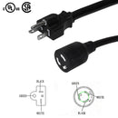 1ft NEMA 5-20P to NEMA L5-30R Power Cable - 12AWG - SJT Jacket