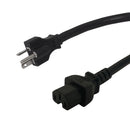 NEMA 6-20P to IEC C15 Power Cable - 14AWG - SJT Jacket