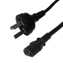 GB2099 (China) to IEC C13 - H05VV-F 1.0 (10A 250V) Power Cord - 2m