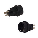 SCHUKO CEE 7/7 (Euro) Female to 5-15P Power Adapter
