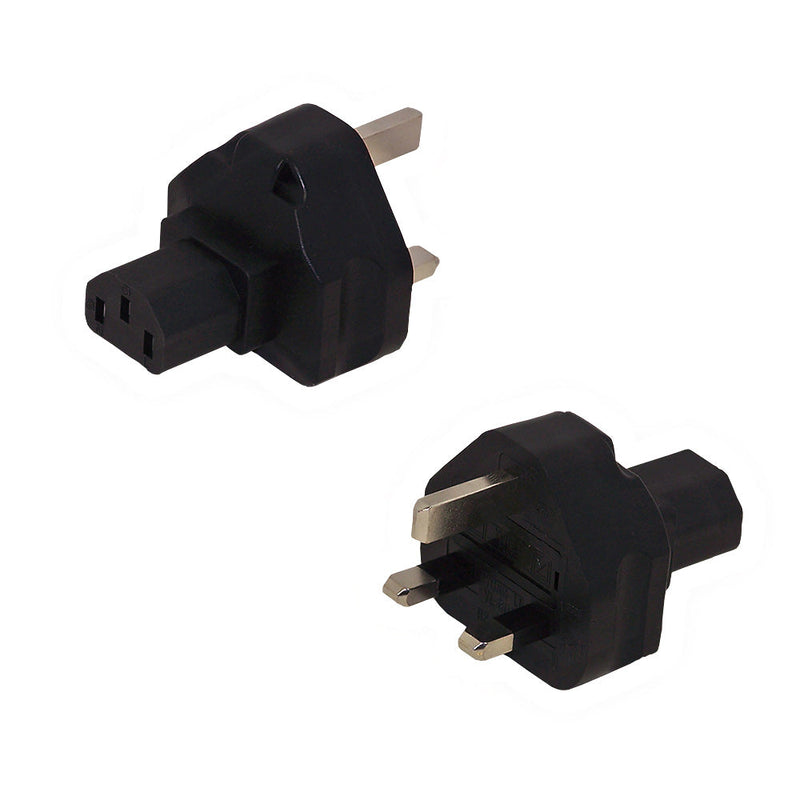 BS1363 UK Male to C13 Power Adapter