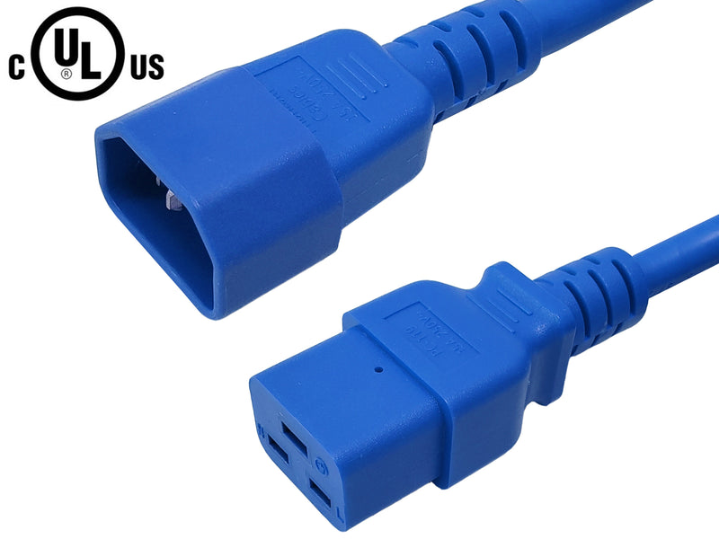 C14 to IEC C19 Power Cable - SJT