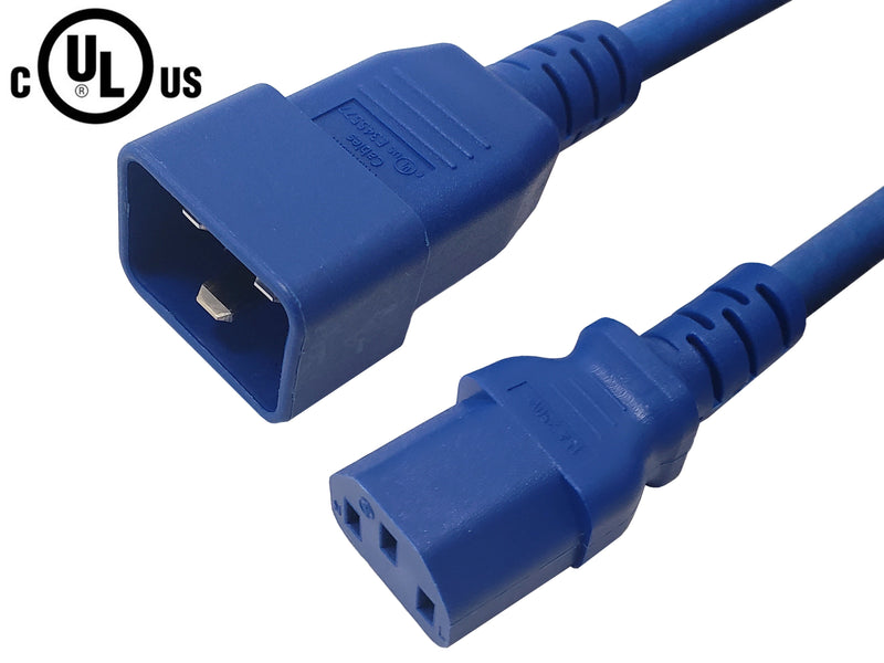 C13 to IEC C20 Power Cable - SJT