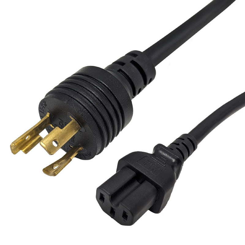 L6-20P to C15 Power Cable - 14AWG - SJT Jacket
