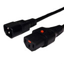 Locking C13 to C14 Power Cable - SJT Jacket