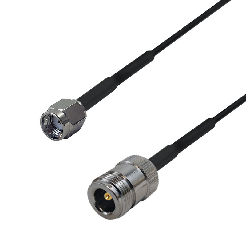 RG174 N-Type Female to SMA-RP Reverse Polarity Male Cable